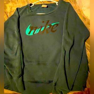 Emerald Green HiLo (partial crop) Nike Crewneck